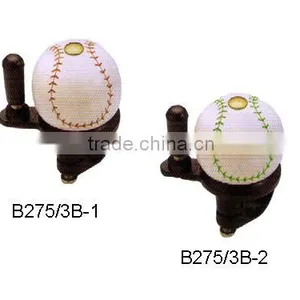 White Ball Ring Bicycle Bell thumbnail-1