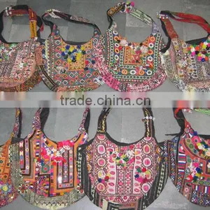 Indian Hand Made Bags Vintage Banjara Bags thumbnail-1