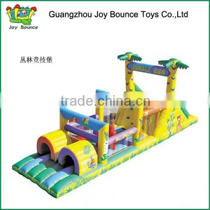 2015 Long Outdoor Adult Inflatable Obstacle Course Inflatable Games Combo for Sale thumbnail-1