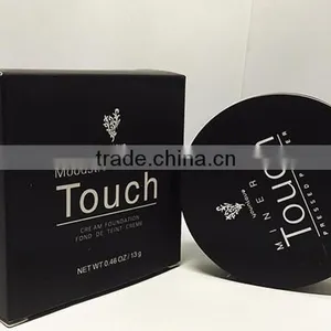 2015 Best Selling Wet Mineral Touch Foundation Natural Face Powder Waterproof Makeup Face Pressd Powder With Mirror thumbnail-4