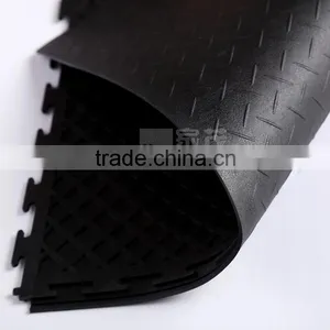 Meeting Room Junyi Easy Lock Plastic PVC Interlocking Flooring thumbnail-5