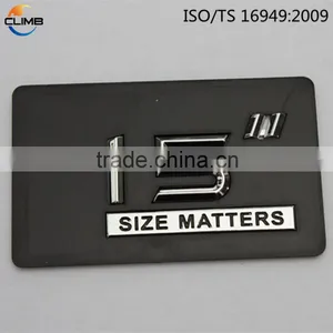 2.6mm 3d Stickers Chrome Car Custom Separated Letters / Auto Letter Emblem/truck Letter Number thumbnail-4