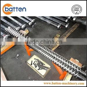 Twin Parallel Bimetallic Extruder Screw Barrel Factory for Plastic Machine thumbnail-1