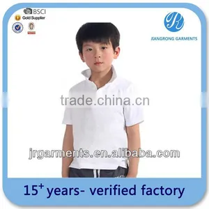 EMB Kids Polo Shirts Wholesale Pure Coulor T-shirt Wih Short Sleeve thumbnail-1