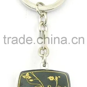 Metal Square Shaped Solid Perfume Container /lip Gloss Keychain, Various Design, OEM Designs Accepted.<DKCA9175> thumbnail-1