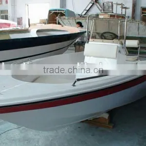 FRP Fiberglass Small White Aluminium Fishing Boats for Sale thumbnail-1
