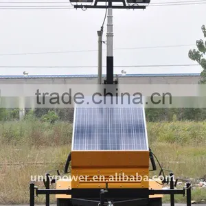 Mobile Solar Light Tower With Tralier and Best Service thumbnail-1