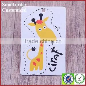 Blue Small Forated Hang Price Paper Swing Tags for Garment thumbnail-6