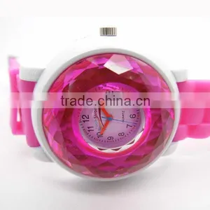 Designer Quartz Alloy Case Silicone Band Watch for Girl thumbnail-1