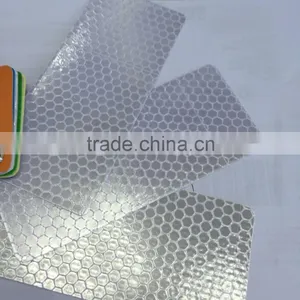1.24/1.35/1.52m Honeycomb Shape Reflective Sign Vinyl Flex Banner thumbnail-1
