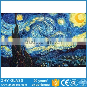 Home Decoration Abstract Glass Painting Designs thumbnail-1