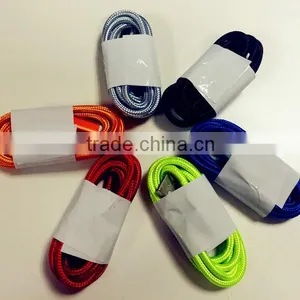 New Design Micro USB Data Charging Cable For Android USB Cord Braided Nylon Data Cable thumbnail-2