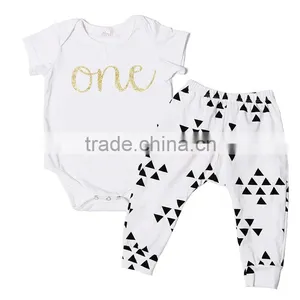 2016 Hot Sale Fashion Organic Cotton Import Baby Clothes Adult Baby Girl Clothing thumbnail-1