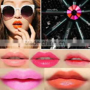 Newest 12 Fashion Colors Name Sugar Box Mini Water Sense Lip Stick Lipstick Pencil, Long Lasting Than Kiss Proof thumbnail-1