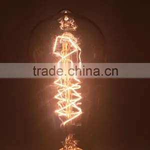 Antique Vintage Edison Bulb ST64 40W E27,ST64 Spiral Style Edison Bulbs 220v-240v thumbnail-3