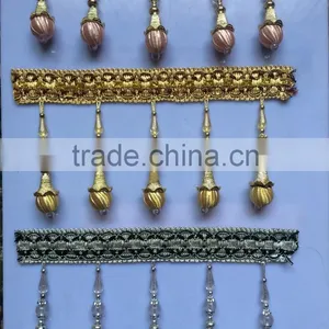 [YZLACE] Tassels Lace Curtains Wholesale 10090 thumbnail-3