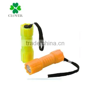 Plastic 9 Led Mini Led Flashlight With Strap thumbnail-1