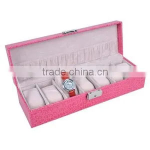 Wholesale Return Gifts 7 Slots Handmade Leather Watch Storage Boxes thumbnail-5