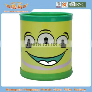 Indoor Household & Hotel Plastic Dustbin Cleaning Dustbin Plastic Transparen Printing Dustbin thumbnail-1