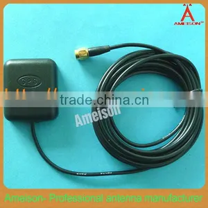 Antenna Manufacturer SMA Female Connector Magnetic Mount RG174 3M Cable 5dBi Glonass Dvb-t Gps am fm Antenna thumbnail-1
