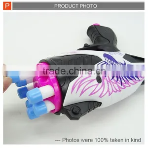 Girls Battle Game Toy Plastic Soft Air Guns Pistol for Sale thumbnail-2
