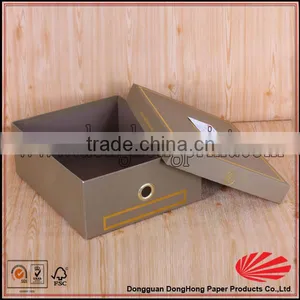 Fancy Pink Custom Foldable Paper Shoe Box thumbnail-3