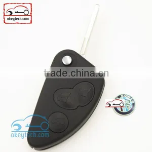 Free Shipping Car Flip Key Shell for Alfa Romeo 3 Button Alfa Key for Alfa Romeo Key thumbnail-1