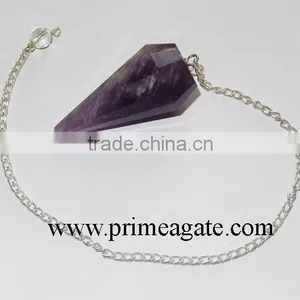 Amethyst Facetted Pendulums thumbnail-1