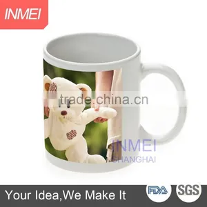 Cheap Small Order Customized Photo Logo Ceramic Mugs Cup 11oz thumbnail-1
