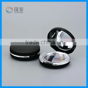 Round Powder Compact With Mirror and Puff Plastic Container Manufacturers thumbnail-1