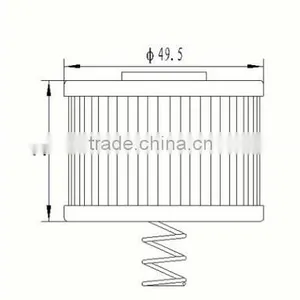 SCL-2012100086 High Quality Motorcycle Oil Filter for BOXER Parts thumbnail-5