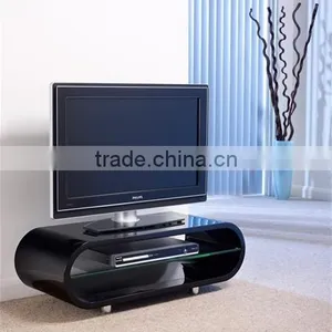 EGG ELEGANT DESIGN TV UNIT ROUNDMDF HIGH GLOSSY PAINT Lcd tv Stand Modern Cabinet thumbnail-1