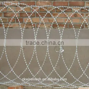 High Quality Razor Wire CBT-65 Stainless Steel Razor Barbed Wire Factory thumbnail-1