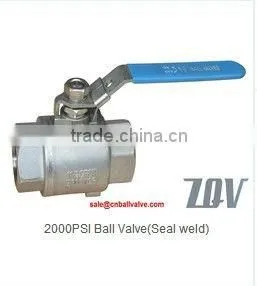2-PC Ball Valves 3000PSI Seal Welded Full Bore thumbnail-1