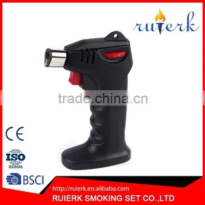 Torch Lighter Professional Jet Flame Butane Refillable Adjustable Kitchen Red EK-008 thumbnail-1