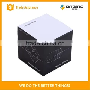 100gsm Woodfree Paper 4 Sides Logo Printing Memo Cube Note Pad thumbnail-6
