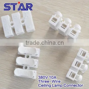 New Design Three-Wire Terminal Blocks 380V 10A CH3 Ceiling Lamp Accessories Lighting Fast Wire Cable Connectors thumbnail-1