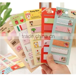 120Page Cute Cartoon Sticker Office Bookmark Marker Memo Index Tab Sticky Notes thumbnail-2