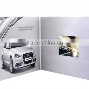 Hot Sale 7 Inch Blue Picture Video Lcd Business Card Video Brochure for Advertising thumbnail-2