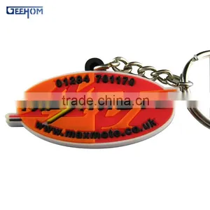 Oval Shape 3d Smart Key Chain thumbnail-1