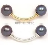 Imitated Pearl Eyebrow Rings Body Piercing Jewelry thumbnail-1