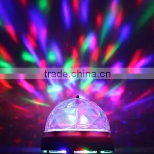 E27 3W Rotating Full Color LED Stage Light thumbnail-3