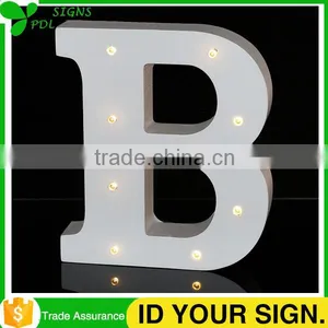 Decorative Wood Marquee Light Letters thumbnail-3