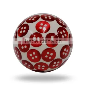 Round Ball Red Button Knob thumbnail-1