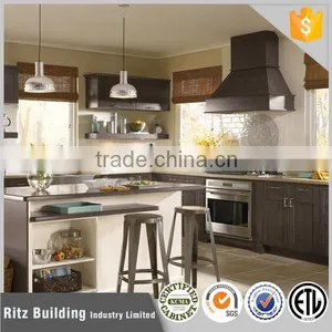 Ready Made Custom Kitchen Set Furniture With Island Cabinet thumbnail-1