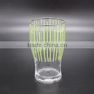 High Quality Highball Glass With Color Lines thumbnail-1