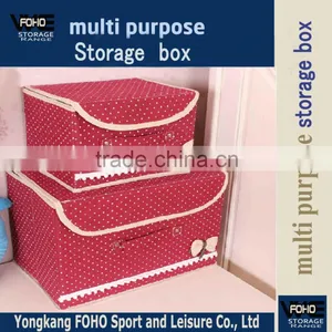 CL0044 Red Color 1 Square Cube Kids Toy Storage Boxs Makes Room Clean thumbnail-1
