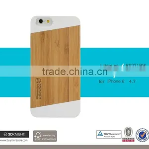 Bulk Buy OEM Wholesale PC Mobile Phone Cases Wood Blank Back Cover,Laser Engraved LOGO Bamboo Wood Phone Case for IPhone 6 thumbnail-1