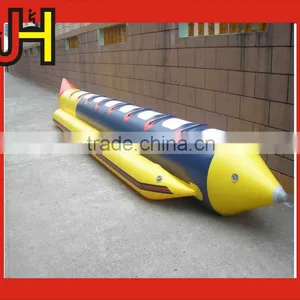 2016 8 Person SingleTube Inflatable Water Games Flyfish Banana Boat For Sale thumbnail-1