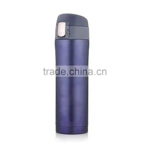 Stainless Steel Leak Proof Vacuum Tumbler Cup With Locked Lid, Blue Travel Mug thumbnail-1
